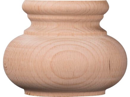 Meubelpoot rond 104mm 80mm beukenhout
