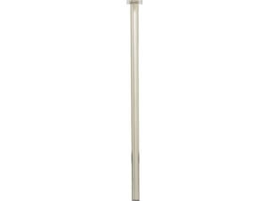 Meubelpoot rond 30mm 75cm metaal RVS-look