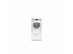 Washcab Meuble pour lave-linge avec tiroir et plateau coulissant 66,5x67,5x142 cm blanc