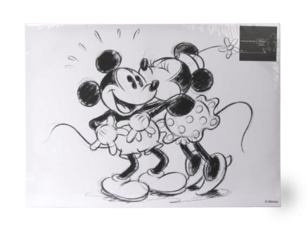 Disney Mickey Mouse toile imprimée 70x50 cm hugging 1