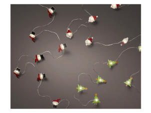 Micro LED verlichting kerstman 190cm warm wit