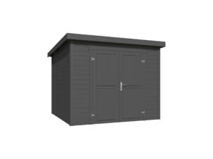 Outdoor Life Products Mila houten tuinhuis 250x250x211 cm blokhut carbon grey