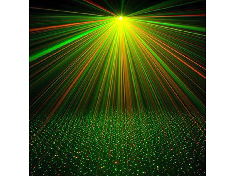 Prolight Mini Party LED laser 5W rood-groen