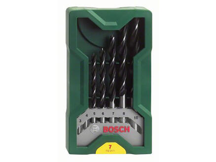 Bosch Mini X-Line mèches à bois 3-10 mm set de 7 1