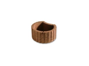 Mini bloembak 35x28 cm beton bruin