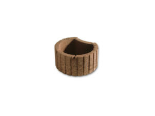 Mini jardinière 35x28 cm béton brun