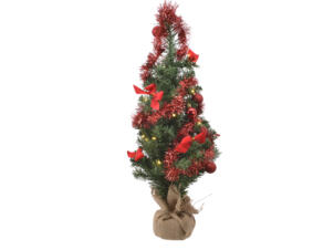 Mini sapin de Noël LED décoré et illuminé 60cm