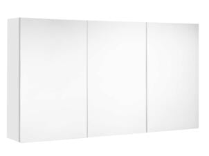 Allibert Mira armoire de toilette 120cm 3 portes blanc mat