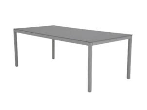 Garden Plus Modena table de jardin 200x100 cm gris