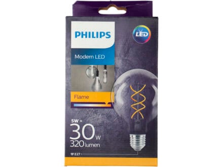 Philips Modern LED bollamp filament E27 5W wit 1