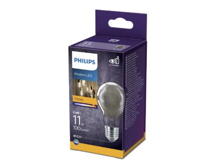 Philips Modern Smoky ampoule LED poire E27 2,3W blanc chaud 1