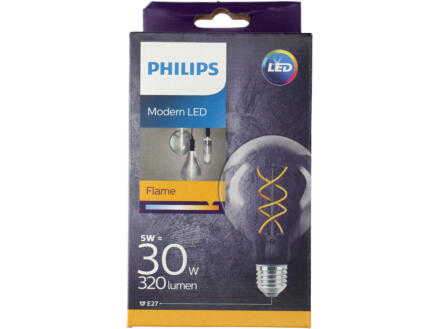 Philips Modern ampoule LED globe filament E27 5W blanc 1