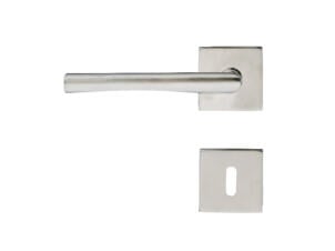 Solid Moderno deurklinkset op rozet 55mm inox