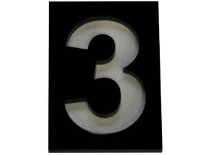 Module chiffre numéro 3 5x7 cm