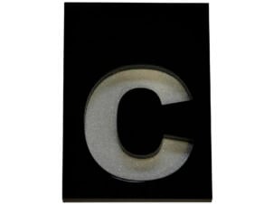 Module lettre C 5x7 cm
