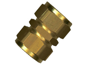 Saninstal Mof knelkoppeling 15mm messing 10 stuks