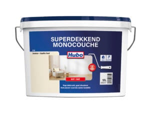 Hubo Monocouche peinture murale et plafond mat 10l coquille d'œuf
