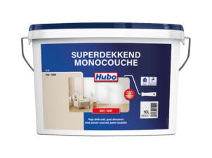Hubo Monocouche peinture murale et plafond mat 10l sable