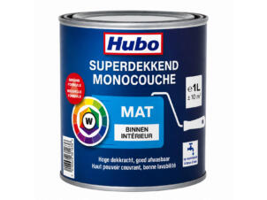 Hubo Monocouche peinture murale mat base de mélange W 1l
