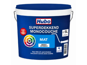 Hubo Monocouche peinture murale mat base de mélange W 5l