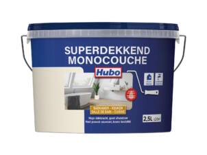 Hubo Monocouche peinture salle de bain et cuisine 2,5l champagne