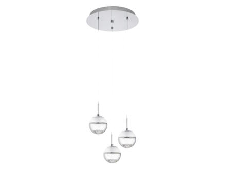 Eglo Montefio LED hanglamp 3x5 W 40cm chroom 1
