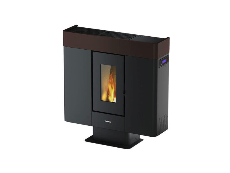 Freepoint FreePoint Moon 10 poêle à pellets 7kW moka/noir | Hubo