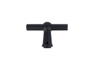 Solid More deurklinkset 25mm inox zwart