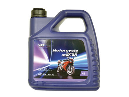 Motorcycle Mineral huile moteur 4 temps 10W-40 4l