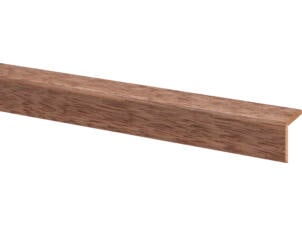 Moulure d'angle 27x27 mm 270cm bois dur rouge