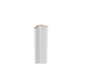 Moulure pliante 50x4 mm 270cm white paintable 2 pièces