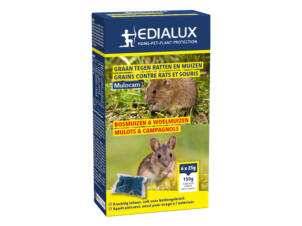 Edialux Mulocam grains contre souris et rats 6x25 g