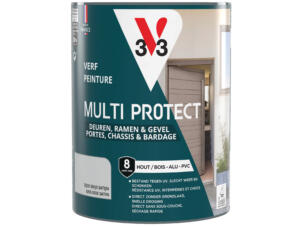 V33 Multi Protect verf hout alu pvc 0,75l zijdegrijs