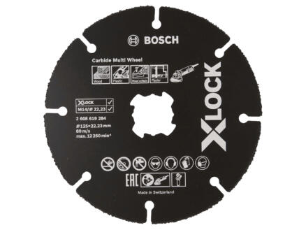 Bosch Professional Multi Wheel X-Lock doorslijpschijf 125x1x22,23 mm 1
