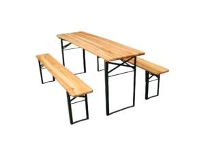 Garden Plus Munich 175 picknicktafel 175x46 cm bruin