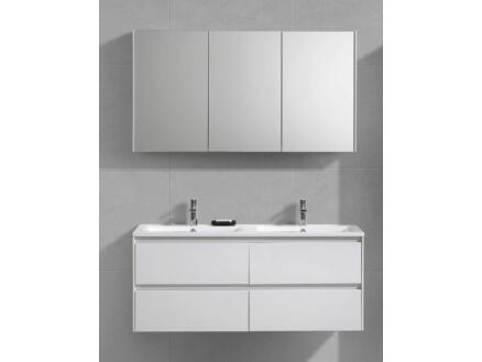 Sanimar Murcia meuble salle de bains 120cm 2 tiroirs blanc brillant 1
