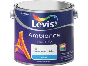 Levis Muurverf Ambiance satijn 2,5l mix wit mengbasis