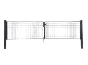 Giardino Napoli portail double 400x150 cm anthracite