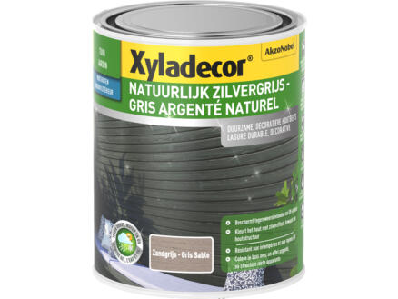 Xyladecor Natuurlijk Zilvergrijs houtbeits 1l zandgrijs 1