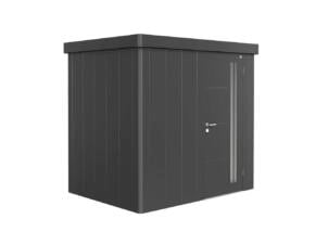 Biohort Neo 1B tuinhuis 236x180x222 cm metaal donkergrijs metallic