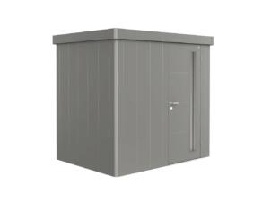 Biohort Neo 1B tuinhuis 236x180x222 cm metaal kwartsgrijs metallic