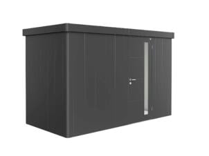Biohort Neo 1D tuinhuis 348x180x222 cm metaal donkergrijs metallic