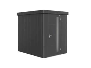 Biohort Neo 2A abri de jardin 180x236x222 cm métal gris foncé métallique