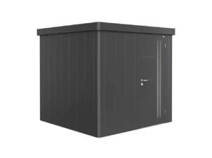 Biohort Neo 2B tuinhuis 236x236x222 cm metaal donkergrijs metallic
