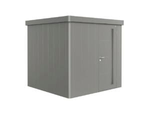 Biohort Neo 2B tuinhuis 236x236x222 cm metaal kwartsgrijs metallic