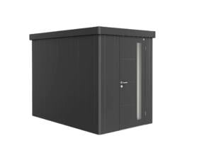 Biohort Neo 3A tuinhuis 180x292x222 cm metaal donkergrijs metallic