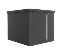Biohort Neo 3B tuinhuis 236x292x222 cm metaal donkergrijs metallic