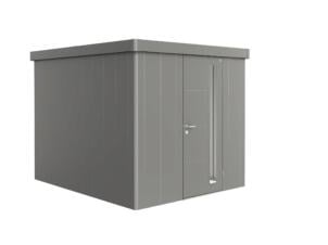 Biohort Neo 3B tuinhuis 236x292x222 cm metaal kwartsgrijs metallic