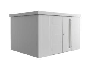 Biohort Neo 3D tuinhuis 348x292x222 cm met dubbele deur metaal zilver metallic