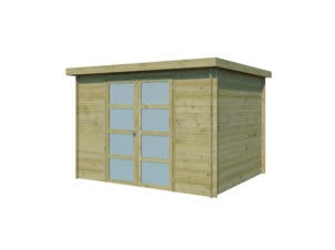 Gardenas Nice abri de jardin en bois 295x250x209 cm chalet imprégné